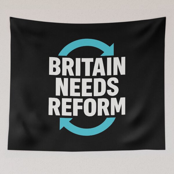 Item preview, Britain Needs Reform UK Political Design designed and sold by JesterKrewArt.