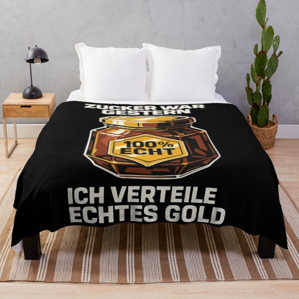 Item preview, Bees Beekeeper Sugar Was Yesterday Real Gold Saying designed and sold by LuminOrb.