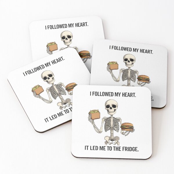 Item preview, Funny relatable “I followed my heart. It led me to the fridge”  designed and sold by LifeStudioArt.