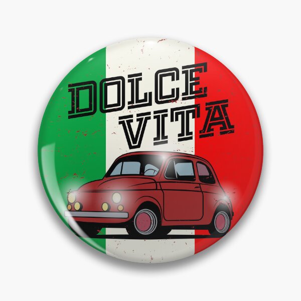 Item preview, Medium Red Italian Fiat 500 small old car designed and sold by studio838.