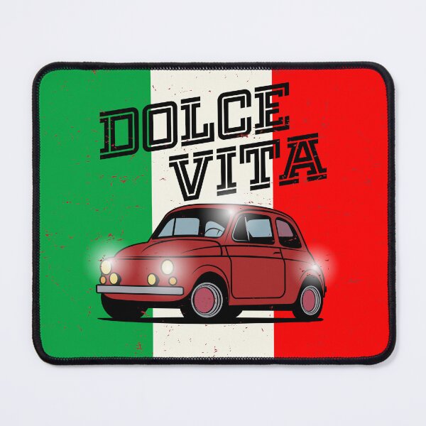 Item preview, Medium Red Italian Fiat 500 small old car designed and sold by studio838.