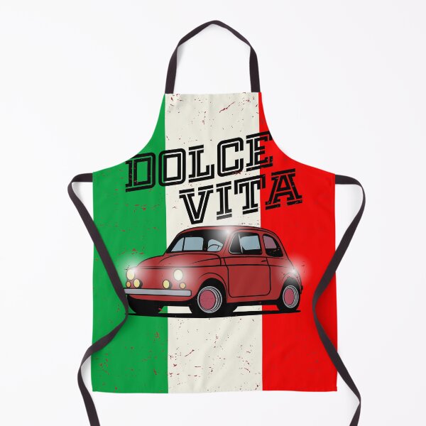 Item preview, Medium Red Italian Fiat 500 small old car designed and sold by studio838.