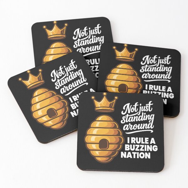 Item preview, Not Just Standing Around I Rule A Buzzing Nation designed and sold by LuminOrb.