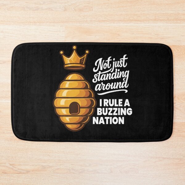 Item preview, Not Just Standing Around I Rule A Buzzing Nation designed and sold by LuminOrb.