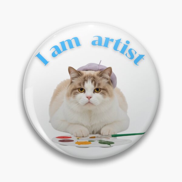 Item preview, Cat Painter in Action designed and sold by Cat Forever.