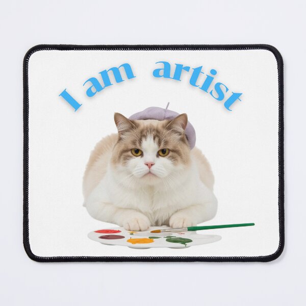 Item preview, Cat Painter in Action designed and sold by Cat Forever.