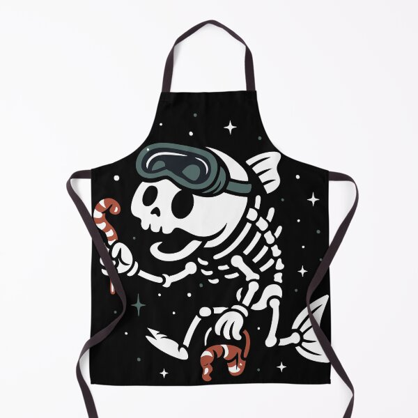 Item preview, Deep Sea Skeleton Fish – Retro Rubber Hose Diver T-Shirt designed and sold by BambaKchula.