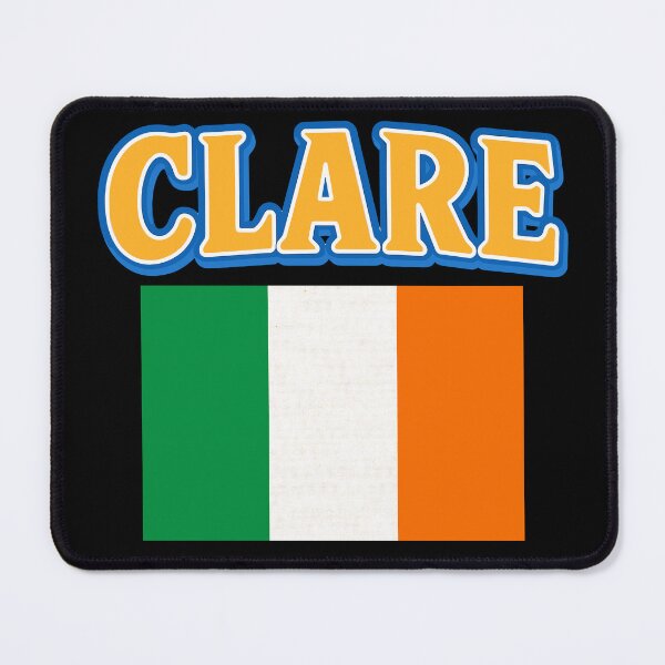 Item preview, Clare County Clare Ireland with Irish Flag designed and sold by OliDesigns.