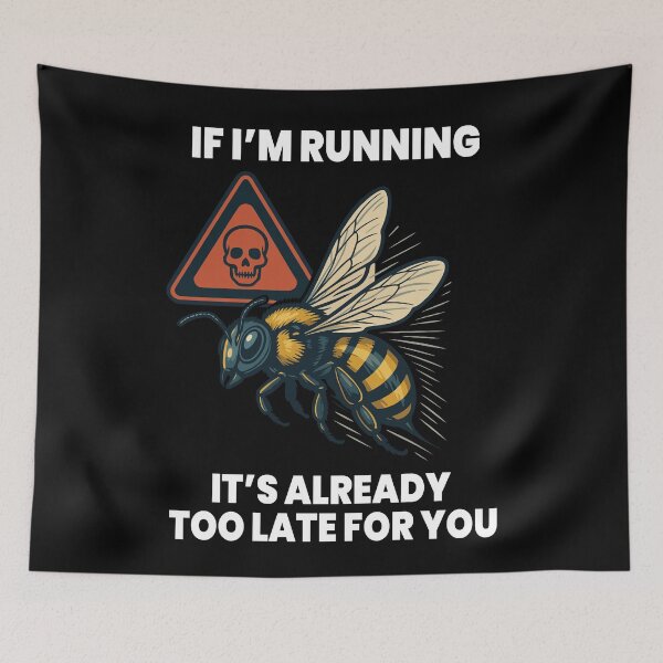 Item preview, Bienen Imker If I'm Running It's Already To Late designed and sold by LuminOrb.