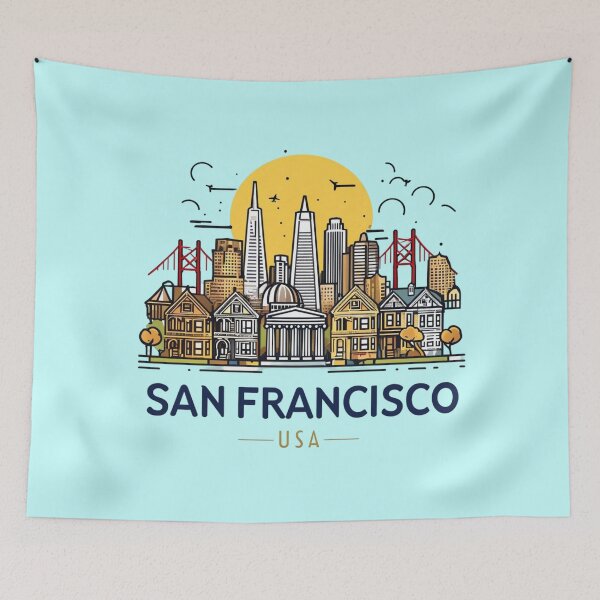 Item preview, San Francisco Skyline designed and sold by Aise06.