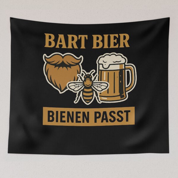 Item preview, Beard Beer Bees Fits Bees Beekeeper Beekeeping designed and sold by LuminOrb.