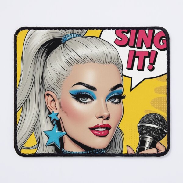 Item preview, AI Inspired 80's Pop Artist Pop Art designed and sold by ConnieVZ.
