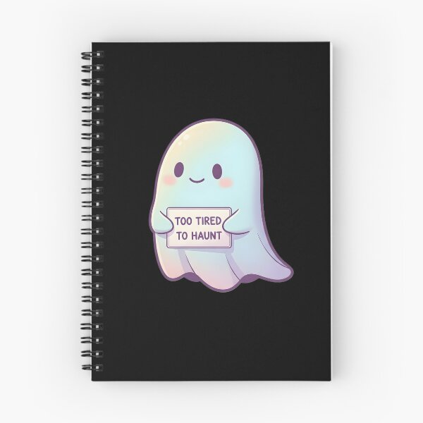 Item preview, Cute Ghost Too Tired To Haunt Funny Halloween Design designed and sold by Luxury-Studio.