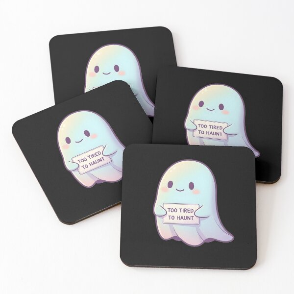 Item preview, Cute Ghost Too Tired To Haunt Funny Halloween Design designed and sold by Luxury-Studio.