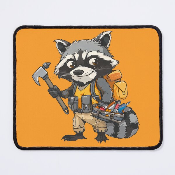 Item preview, Handy Raccoon – Cute DIY Builder with Tools designed and sold by SlayerOfKings.