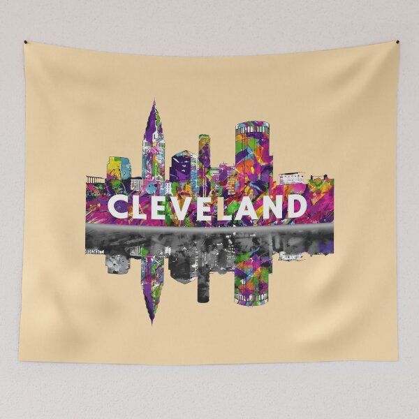 Item preview, Graffiti Art of Cleveland Skyline designed and sold by Aise06.