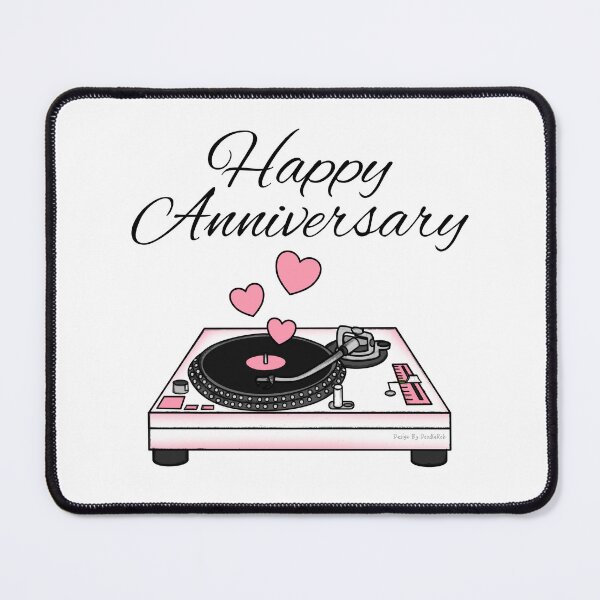 Item preview, Happy Anniversary, DJ Music Lover Musician Wedding designed and sold by doodlerob.