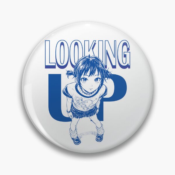Item preview, Mirando hacia arriba: una atrevida ilustración de estilo anime a vista de pájaro con una vibra positiva designed and sold by Frezcola.