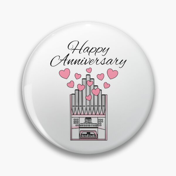 Item preview, Happy Anniversary, Church Organ Organist Musician Wedding designed and sold by doodlerob.