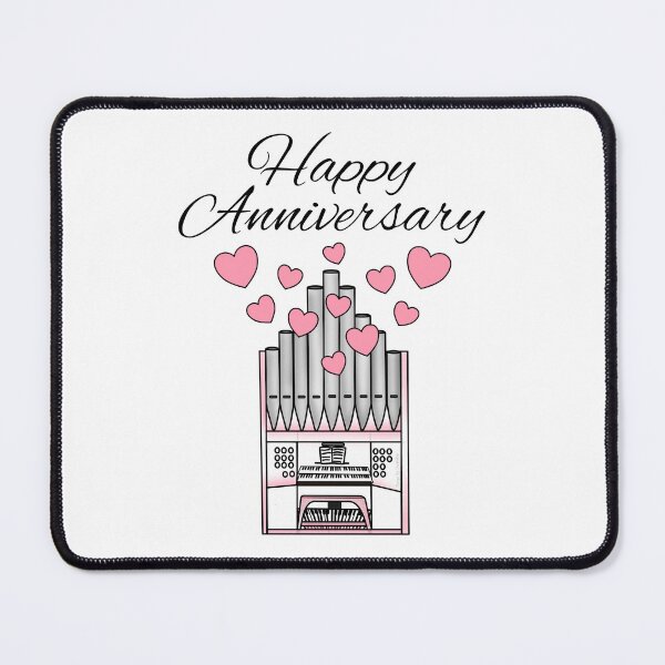 Item preview, Happy Anniversary, Church Organ Organist Musician Wedding designed and sold by doodlerob.