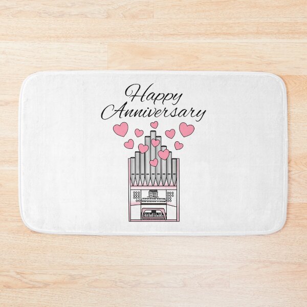 Item preview, Happy Anniversary, Church Organ Organist Musician Wedding designed and sold by doodlerob.