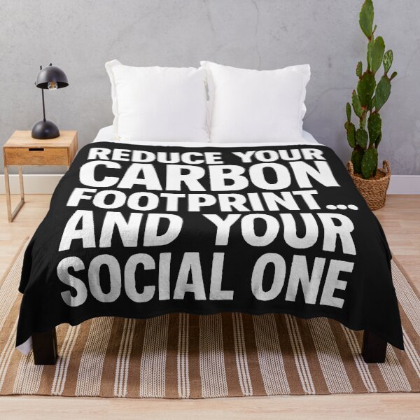 Item preview, Reduce Your Carbon Footprint... And Your Social One designed and sold by Owcomm.
