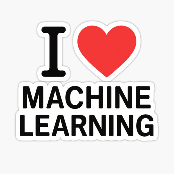 Item preview, I Love Machine Learning – Nerdy AI Tech Design pt.2 designed and sold by iTzTreS.