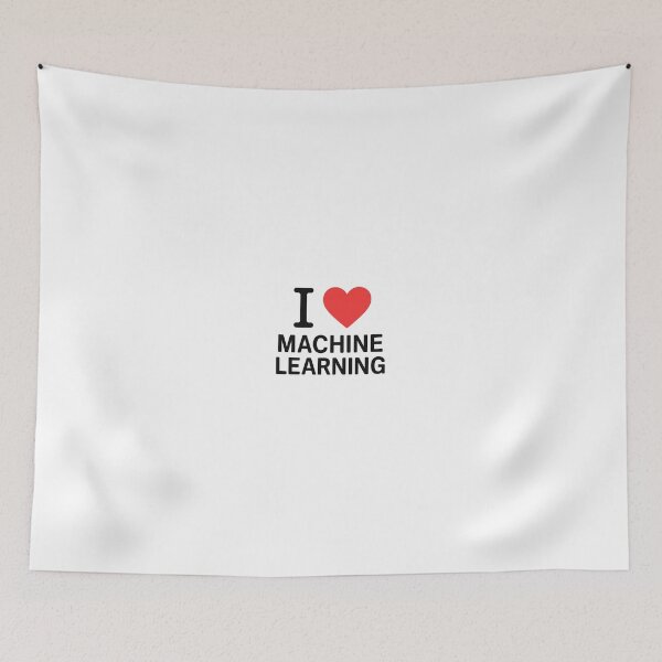 Item preview, I Love Machine Learning – Nerdy AI Tech Design pt.2 designed and sold by iTzTreS.