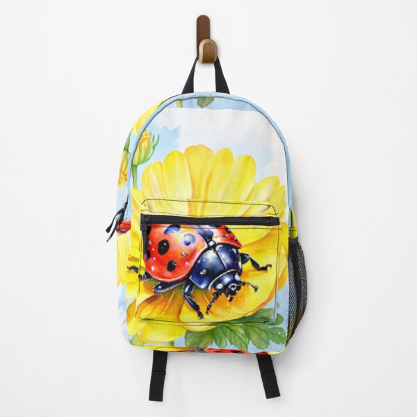 Item preview, Yellow Flowers with Ladybug designed and sold by CookieandShadow.