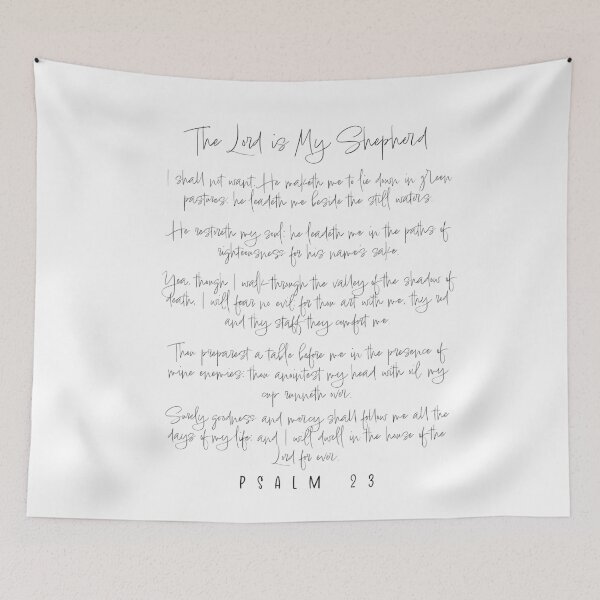 Item preview, Psalm 23: A Song of Trust Inspired from Psalm 23 | Bible Verse | Minimalist #2 designed and sold by JirehKollezion.