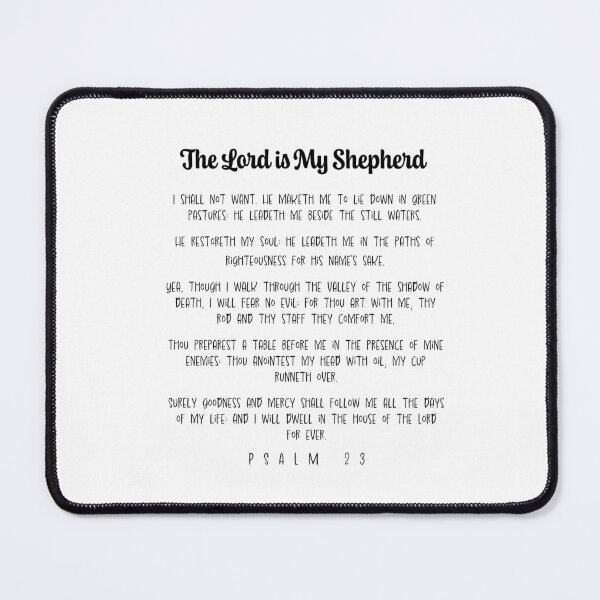 Item preview, Psalm 23: A Song of Trust Inspired from Psalm 23 | Bible Verse | Minimalist #1 designed and sold by JirehKollezion.