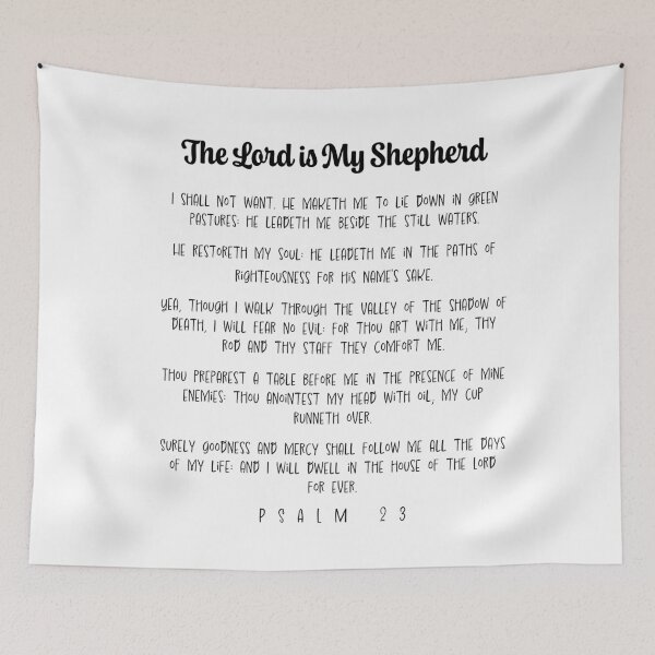 Item preview, Psalm 23: A Song of Trust Inspired from Psalm 23 | Bible Verse | Minimalist #1 designed and sold by JirehKollezion.