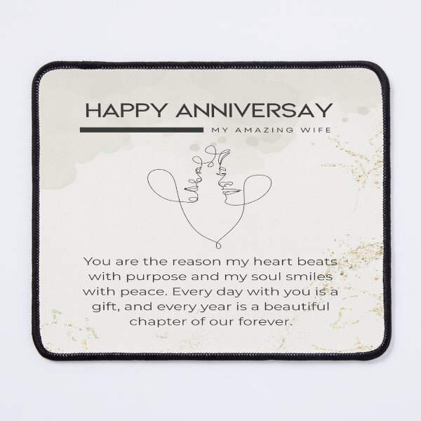 Item preview, You Are The Reason My Heart Beats | Wedding Anniversary Gift for Wife designed and sold by skkyfaithArtz.