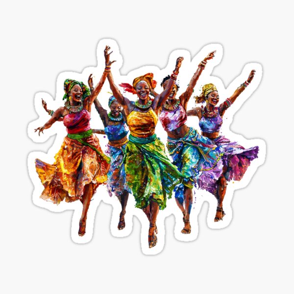Vista previa del artículo con la obra «¡Vamos a bailar!», diseñado y vendido por Melanated Expat Designs.