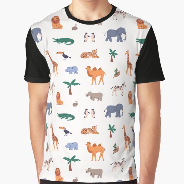 Item preview, Playful Animal Pattern - Nature & Wildlife designed and sold by tarzbol.