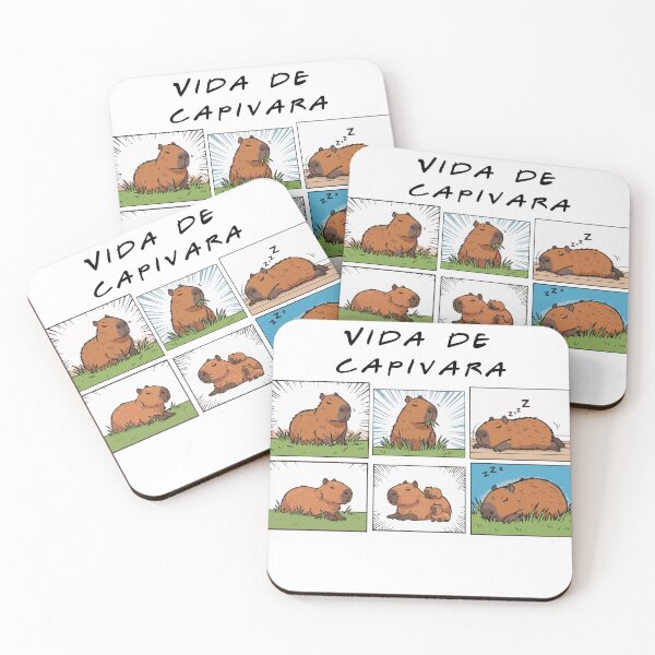 Item preview, Capybara Life: The Ultimate Chill Routine designed and sold by imaginariun.