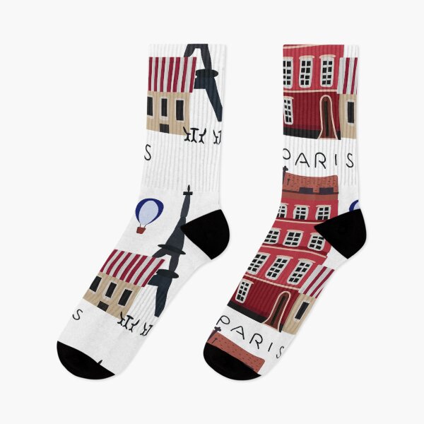 Item preview, Retro urban buildings of Paris designed and sold by Luamor.