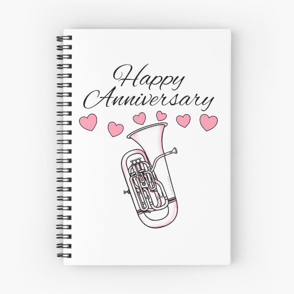 Item preview, Happy Anniversary, Euphonium Player Brass Musician Wedding designed and sold by doodlerob.