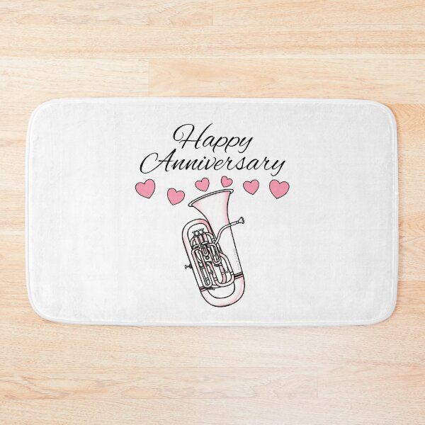 Item preview, Happy Anniversary, Euphonium Player Brass Musician Wedding designed and sold by doodlerob.