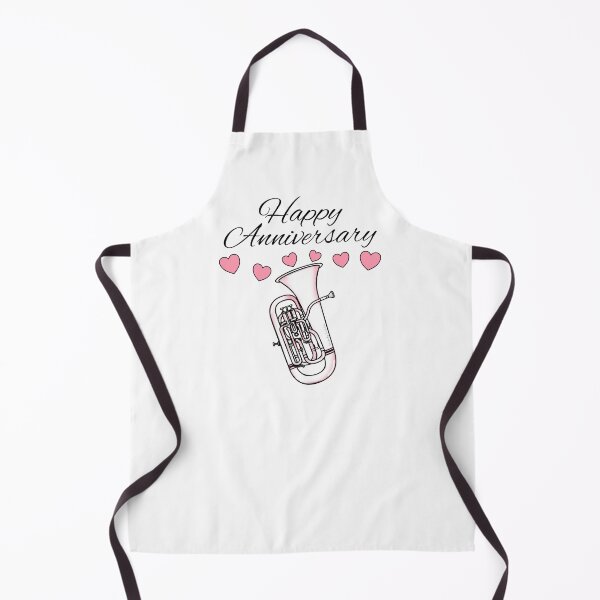 Item preview, Happy Anniversary, Euphonium Player Brass Musician Wedding designed and sold by doodlerob.