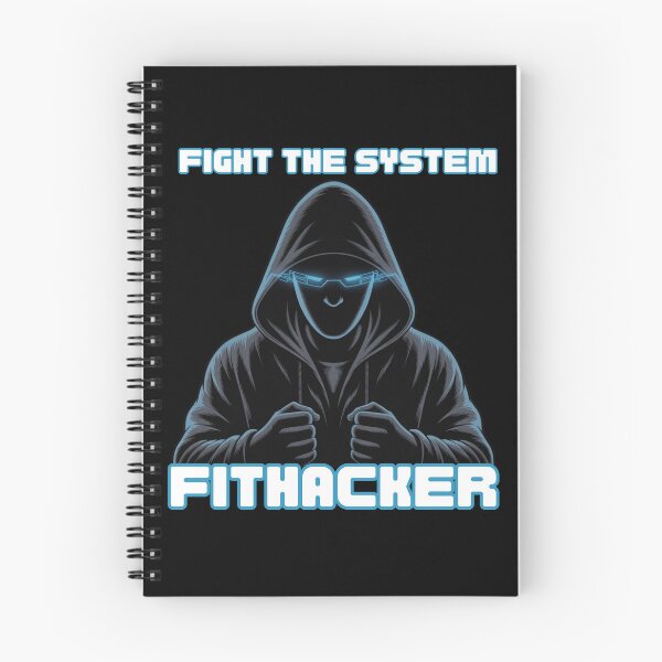 Item preview, Fithacker.Fight the System – Cyberpunk Hacker Warrior Design designed and sold by JAGA-ALIME.