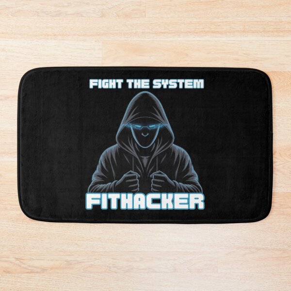 Item preview, Fithacker.Fight the System – Cyberpunk Hacker Warrior Design designed and sold by JAGA-ALIME.