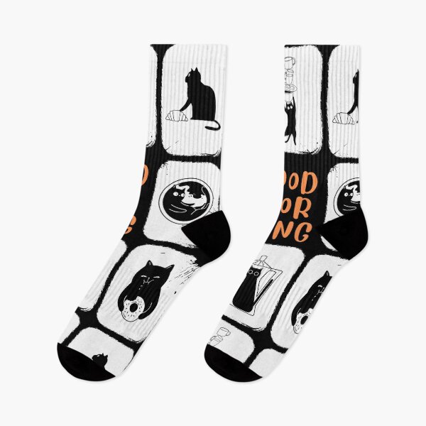 Item preview, Good Morning – Black Cat Breakfast Vibes designed and sold by SN-art-design.