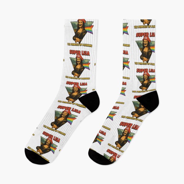 Item preview, Super Lisa Parody – Funny Mario Mona Lisa Rainbow Gamer Art designed and sold by veinmerch.