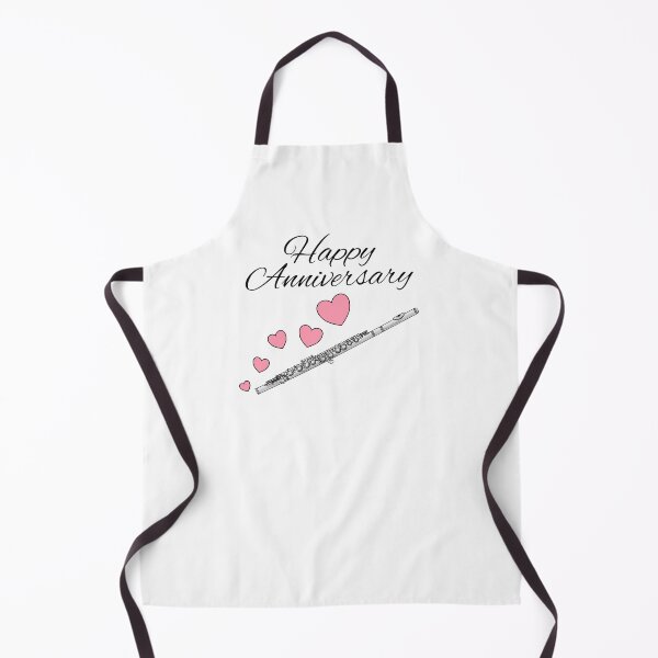 Item preview, Happy Anniversary, Flute Flutist Woodwind Musician Wedding designed and sold by doodlerob.