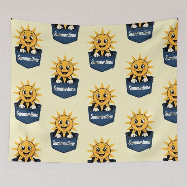 Item preview, Cheerful Sun Pocket Art Design designed and sold by PrintandJoy.