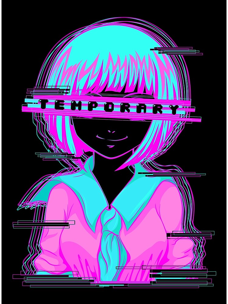 Glitch Aesthetic Anime Girl Wallpaper - Largest Wallpaper Portal