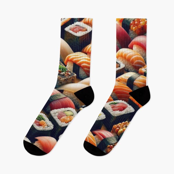 Aperçu de l'œuvre Streetwear et accessoires sushis créée et vendue par Angry-Wears.