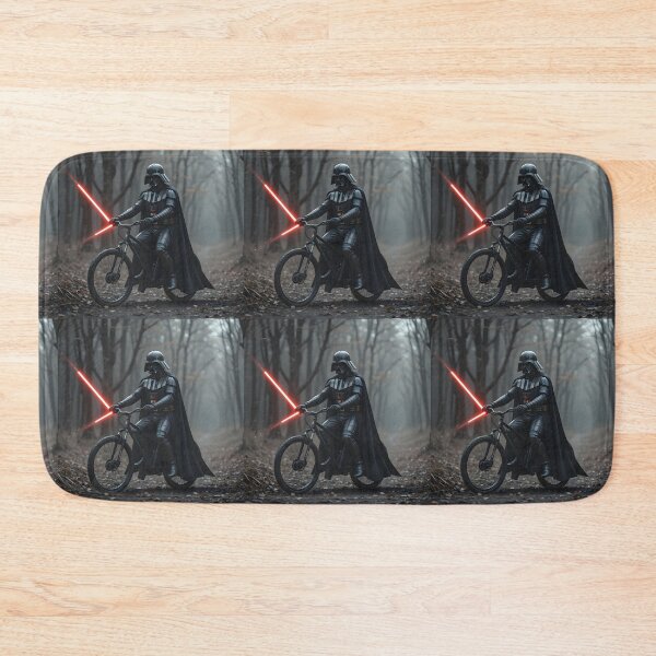 Item preview, Darth Vader Cycling in Mysterious Forest designed and sold by ART ATTACK ZONE.