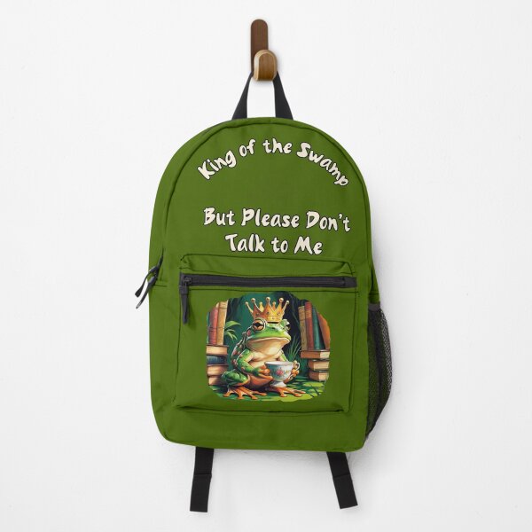Item preview, King of the Swamp – But Please Don’t Talk to Me designed and sold by TestudoDesign.